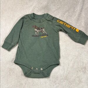 Green Carhartt Onesie